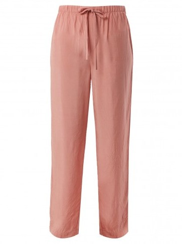 ON THE ISLAND Antiparos drawstring trousers ~ pink vacation pants - flipped