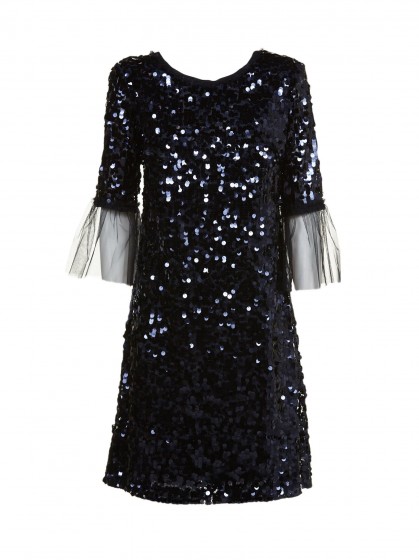 Blumarine Applique Dress ~ glamorous lbd
