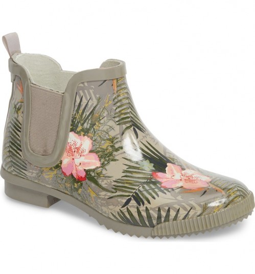 COUGAR Regent Chelsea Rain Boot ~ floral waterproof booties