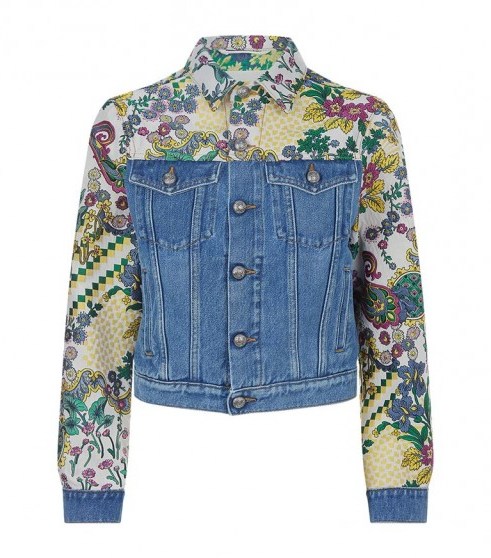 Etro Floral Denim Jacket - flipped