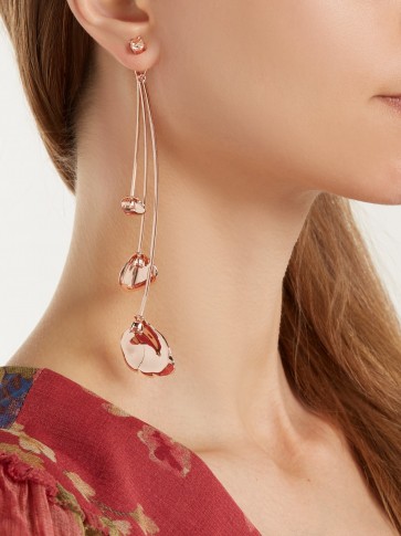 RYAN STORER Flores Muertas rose gold-plated single earring ~ floral statement jewellery ~ petals