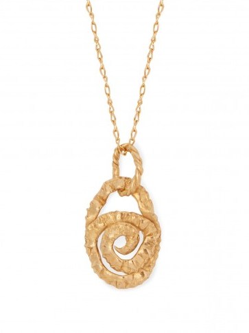 ORIT ELHANATI Four spiral pendant necklace ~ hammered pendants - flipped