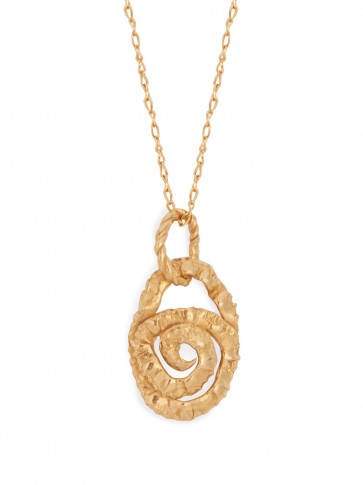ORIT ELHANATI Four spiral pendant necklace ~ hammered pendants