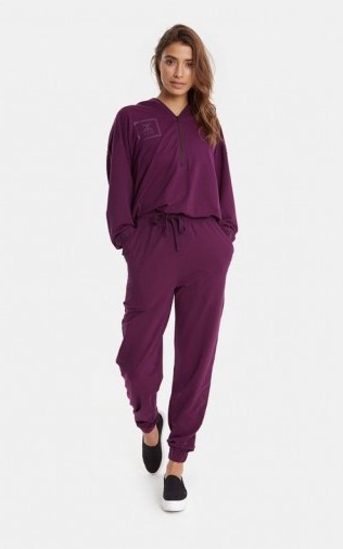 ONEPIECE HEAT JUMPSUIT BURGUNDY | hooded jumpsuits - flipped