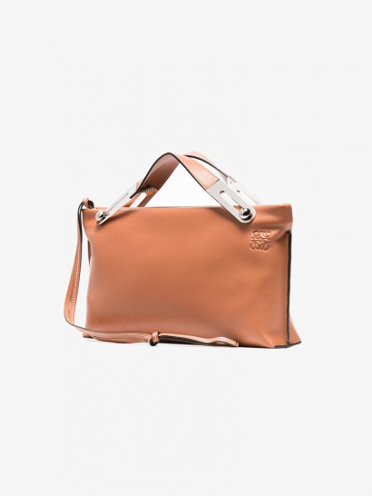 Loewe Brown Missy Mini Leather Bag ~ stylish top hand bags