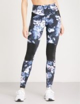 LURV Against The Elements stretch-jersey leggings blue – sporty pants