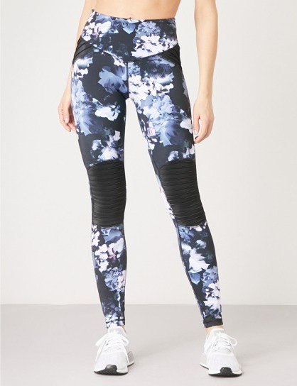 LURV Against The Elements stretch-jersey leggings blue – sporty pants - flipped