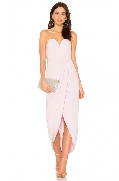 Shona Joy U WIRE BUSTIER DRESS – strapless lilac party dresses