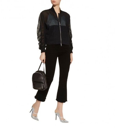 Sportmax Organza Bomber Jacket ~ casual luxe - flipped