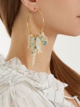 REBECCA DE RAVENEL Tallulah charm hoop earrings ~ summer statement jewellery ~ vacation accessories