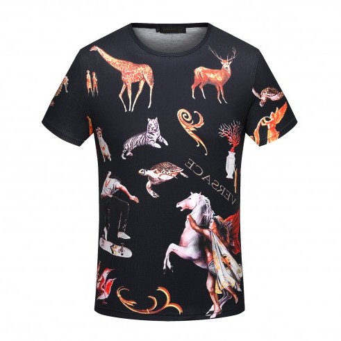 Versace Animal Print T-Shirt - flipped