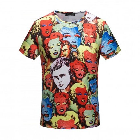 Versace Pop Art Print Tribute T-shirt - flipped