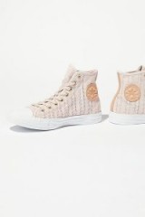 Converse Woven Hi Top Chuck in Rose | feminine sneakers
