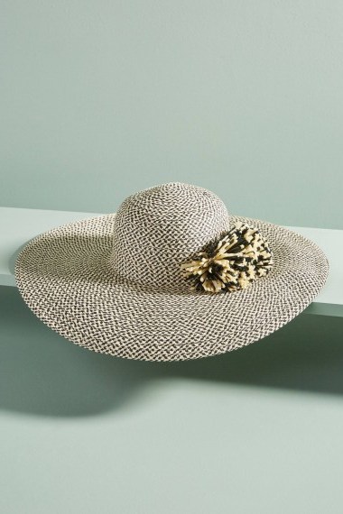 Anthropologie Delmare Floppy Hat | wide brimmed hats | summer accessory - flipped