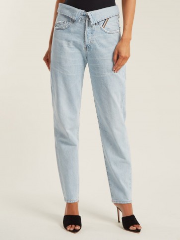 JEAN ATELIER Flip fold-over jeans ~ new denim styles
