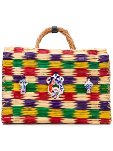 HEIMAT ATLANTICA Love bag | multicoloured straw handbags