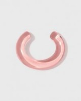 Lizzie Fortunato Ridge Cuff in Cotton Candy | clear pink acrylic jewellery