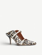 MALONE SOULIERS Maureen leopard-print leather mules – glamorous shoes