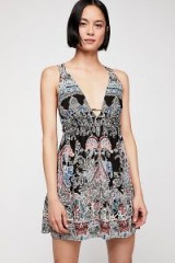 Intimately Me To You Printed Slip | plunge front mini dresses