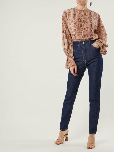 EMILIA WICKSTEAD No. Twenty Eight high-rise jeans ~ straight tailored denim - flipped