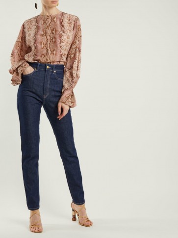 EMILIA WICKSTEAD No. Twenty Eight high-rise jeans ~ straight tailored denim