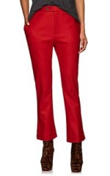 R13 Kick Wool-Blend Flannel Trousers in red