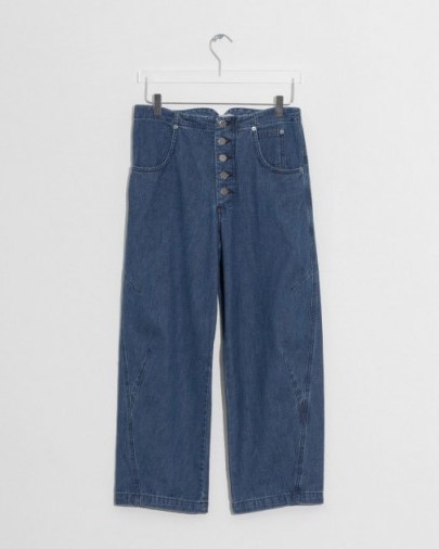 RACHEL COMEY elkin pant | cropped leg button fly jeans - flipped