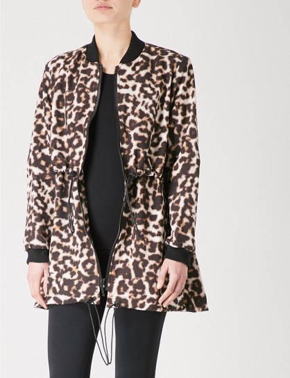THE UPSIDE Leopard-print shell anorak – casual glamour - flipped