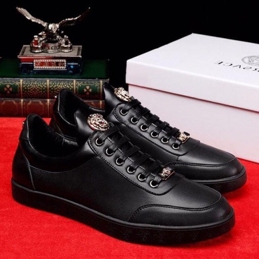 $128.00 Versace Sneakers Black - flipped