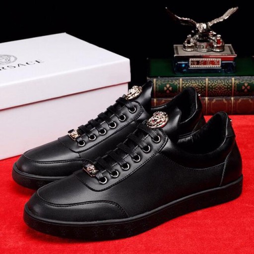 $128.00 Versace Sneakers Black