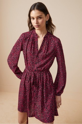 French Connection AUBINE FLUID FLORAL SHIRT DRESS Mimosa Multi - flipped
