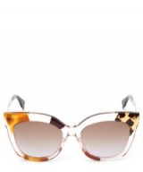 FENDI Chunky Acetate Sunglasses – chic vintage style summer eyewear