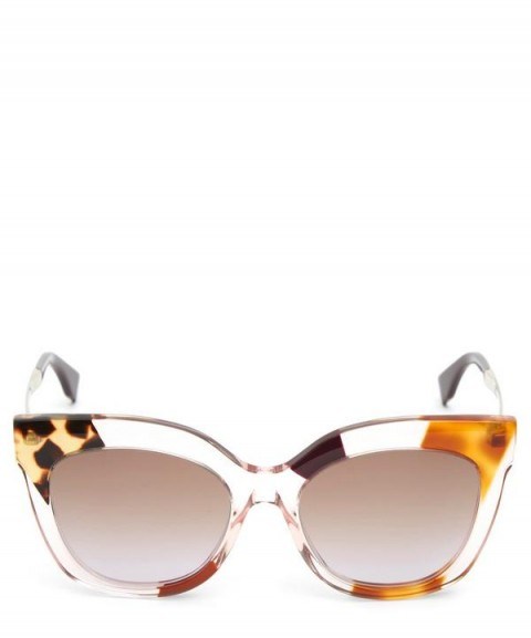 FENDI Chunky Acetate Sunglasses – chic vintage style summer eyewear - flipped