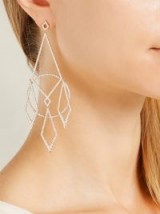 DIANE KORDAS Diamond & 18kt rose-gold drop earrings ~ beautiful statement jewellery