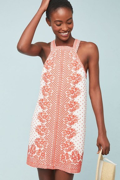 Maeve Elin Embroidered Shift Dress ~ instant summer style - flipped