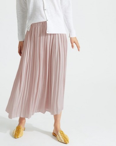 Jigsaw GATHERED SKIRT in rose water - flipped