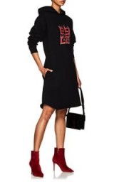 GIVENCHY “G” Logo Cotton Terry Hoodie-Dress ~ casual day style