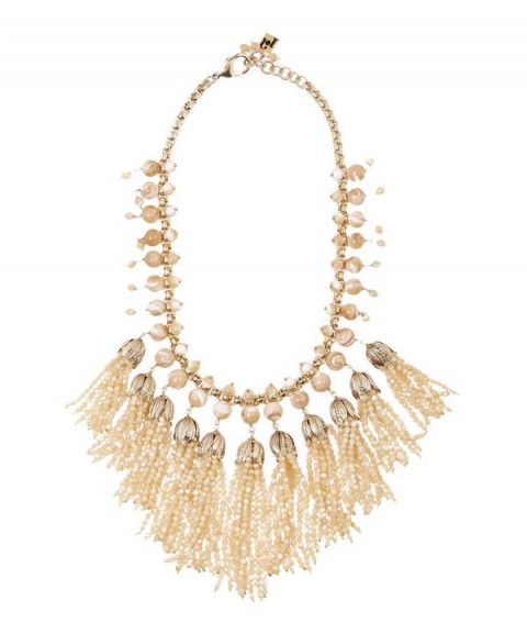 ROSANTICA Grillo Mop Beads Necklace – beaded statement jewellery