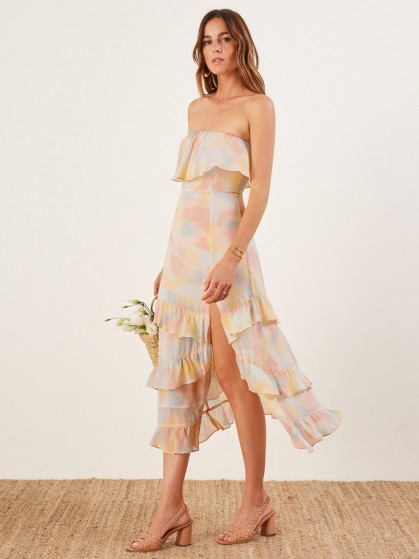 Reformation Indy Dress in Monet | romantic boho summer look