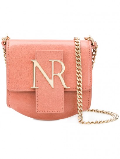 NINA RICCI logo plaque mini shoulder bag – small luxe crossbody