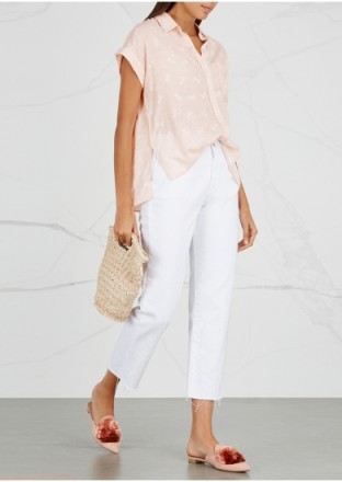 RAILS Whitney pineapple-print linen-blend shirt – casual summer style
