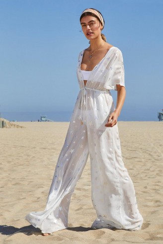 NASTY GAL Star Quality Cover-Up Jumpsuit – poolside fashion – holiday beachwear