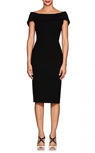 ZAC POSEN Cady Fitted Sheath Dress ~ chic lbd ~ cocktail wear - flipped