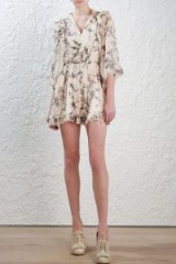 Zimmermann Maples Frill Playsuit