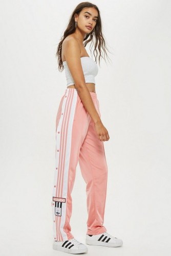 Adibreak Pink Track Pants by adidas | sportswear | sports fashion - flipped