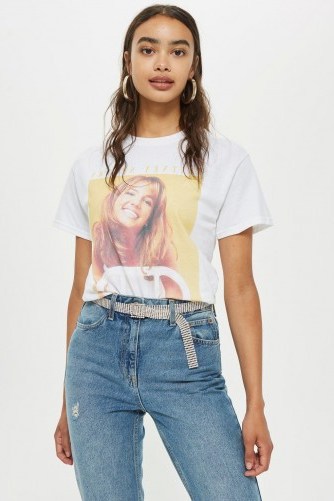 TOPSHOP Britney Spears T-Shirt / graphic slogan tee - flipped
