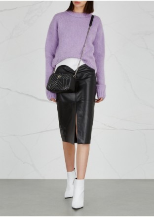 FILLES À PAPA Chance lilac mohair-blend jumper ~ soft luxe knitwear
