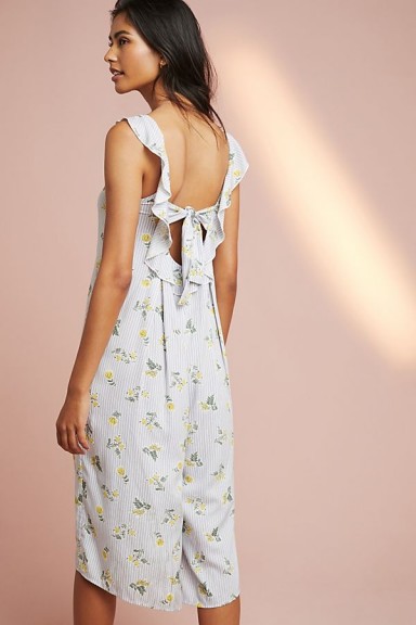Floreat Ruffled Floral Jumpsuit ~ beautiful summer clothing ~ feminine style