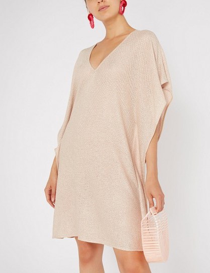 JETS BY JESSIKA ALLEN Mirage woven kaftan – luxe style cover up – chic poolside fashion - flipped