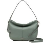 RADLEY ROSE CASTLE LARGE ZIP-TOP MULTIWAY BAG SAGE / green leather shoulder bags